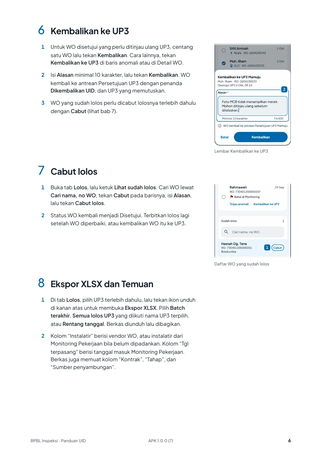 Panduan UID, halaman 6 dari 9