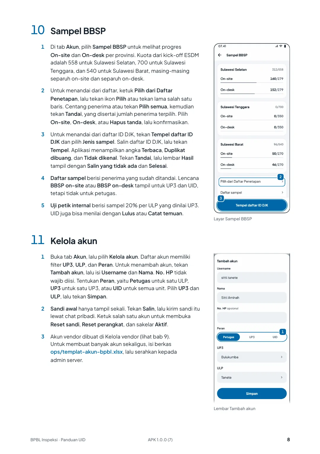 Panduan UID, halaman 8 dari 9